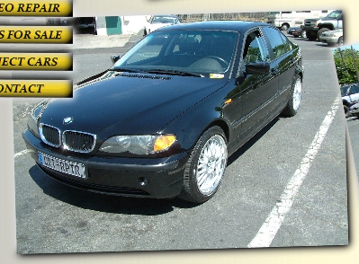 Shawn Bauer's 2002 BMW 325i after the wheel/tire replacements, front suspension repairs, transmission service, and inspection 2.