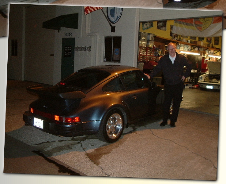 Mr. and Mrs. Crosby's 2002 Porsche Boxster with Cayman wheels. 